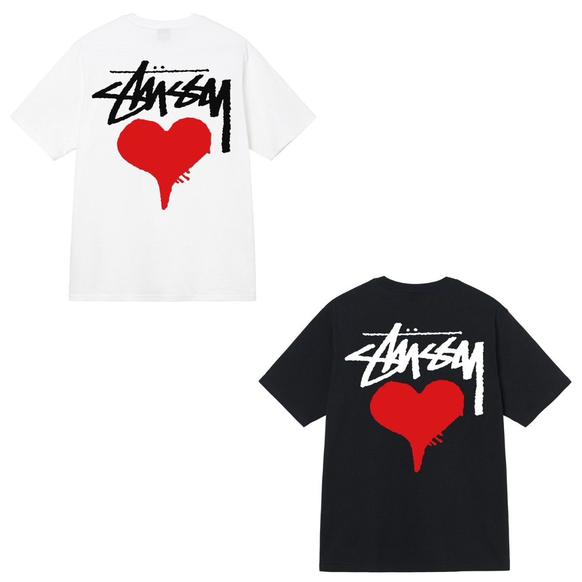 STUS. HEART T-SHIRT