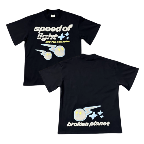 BROKEN PLAN. SPEED OF LIGHT T-SHIRT