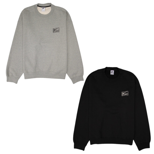 Stus x Nik. Fleece Crewneck