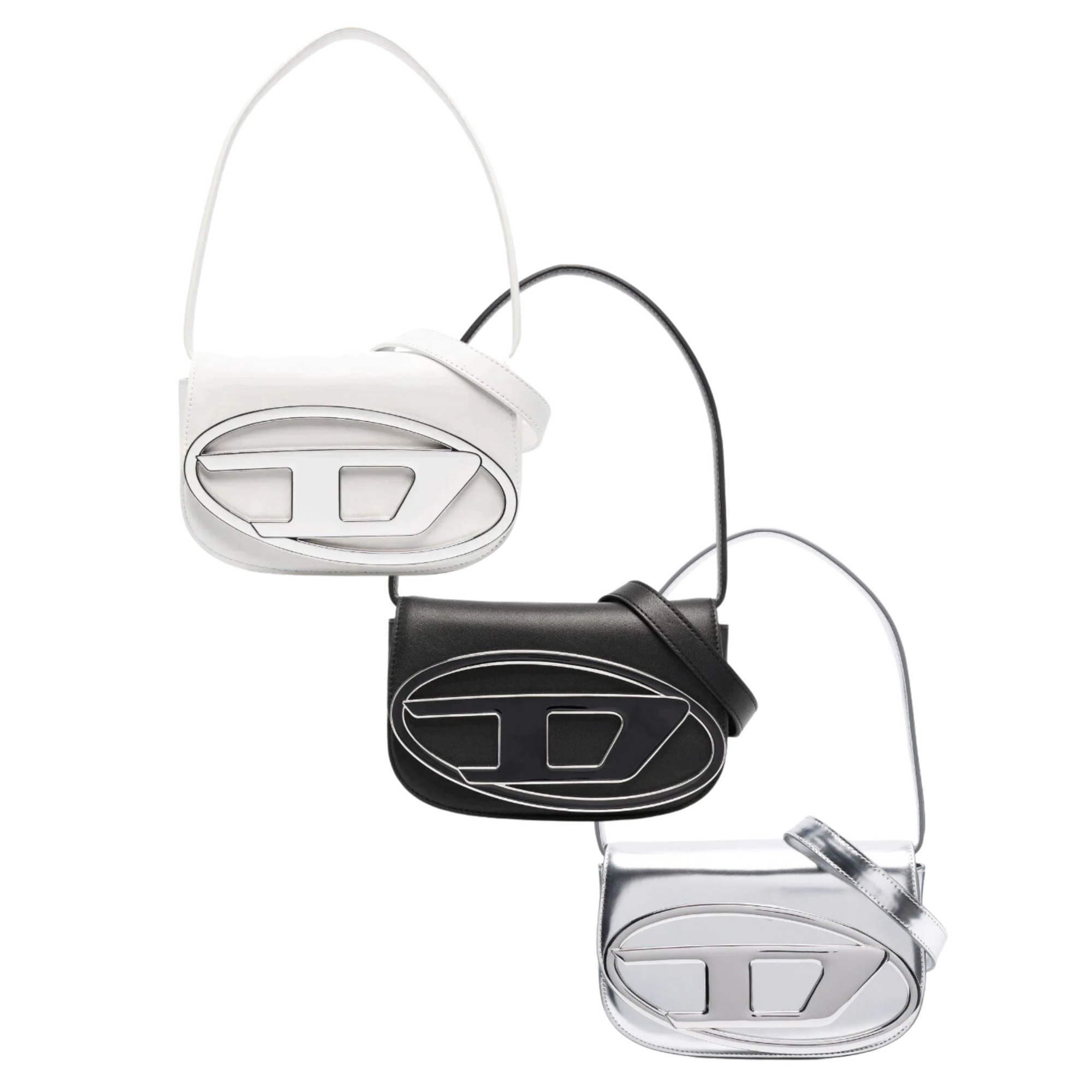 DIESL. METALLIC LOGO BAG