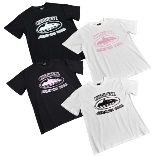 CORTZ. ALCATRAZ BLURRY LOGO T-SHIRT