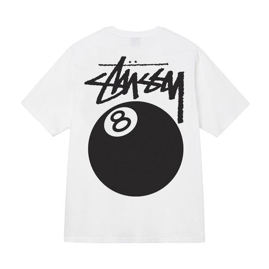 Sty 8Ball Tee White *INSTANT SHIP*