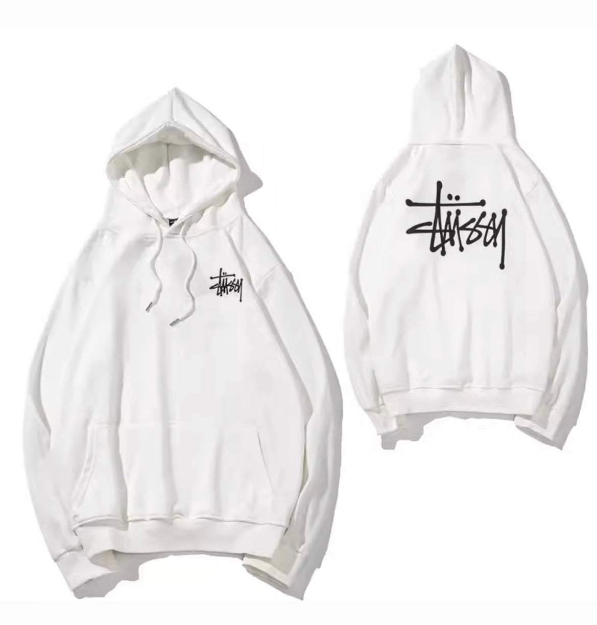 Sty Logo Hoodie White *INSTANT SHIP*